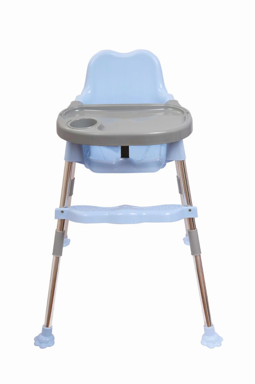 Spotty 3-in-1 Convertible Baby High Chair with Double Tray & Footrest