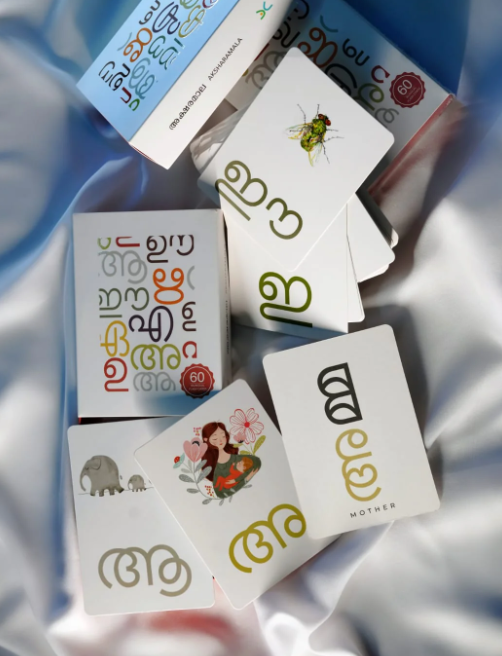 അക്ഷരമാല Malayalam Alphabet Flashcards