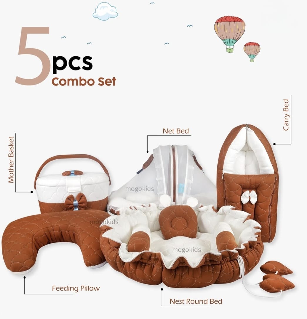 Baby Bedding Set Premium Cozy 5 Pc Combo