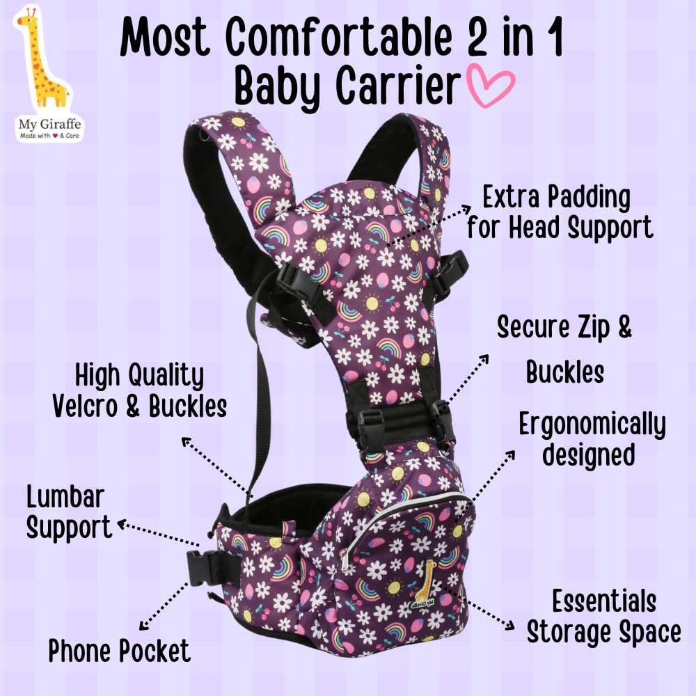 Hippy Snug 2-in-1 Hip Seat Baby Carrier