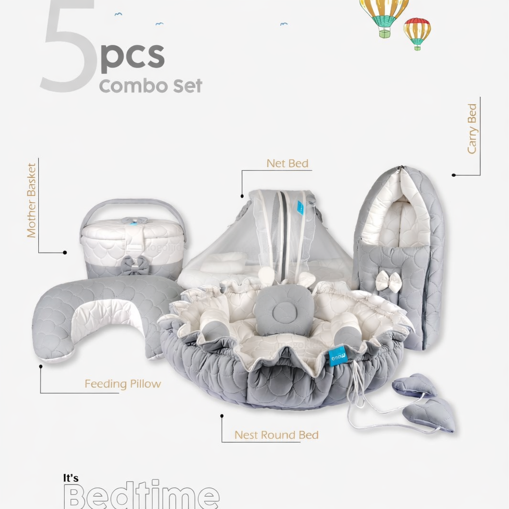 Baby Bedding Set Premium Cozy 5 Pc Combo