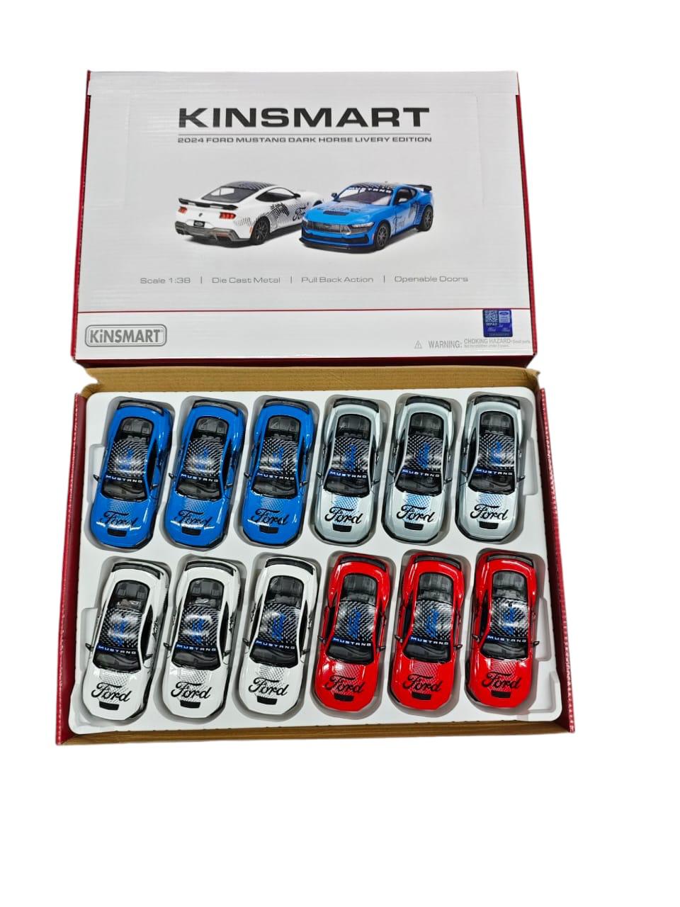 Ford Mustang 2024 Livery Kinsmart Diecast Cars