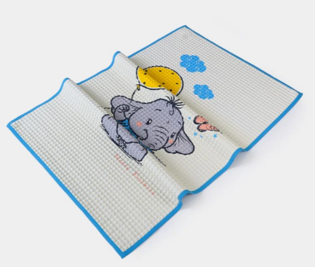 Air Filled Tummy Time Sheet - Bubble Mat ( colour And Print May Very Depending On Availability )