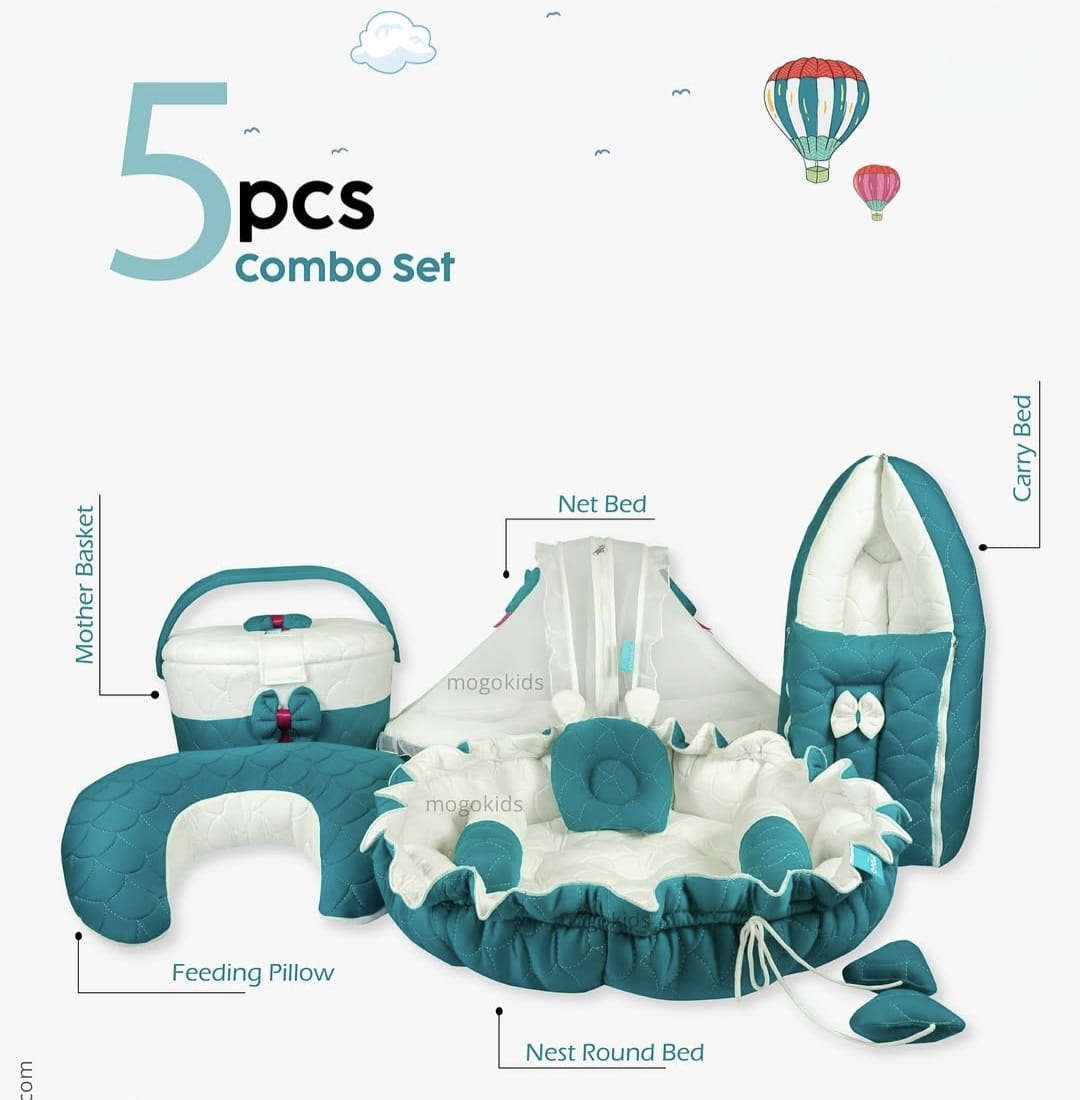 Baby Bedding Set Premium Cozy 5 Pc Combo