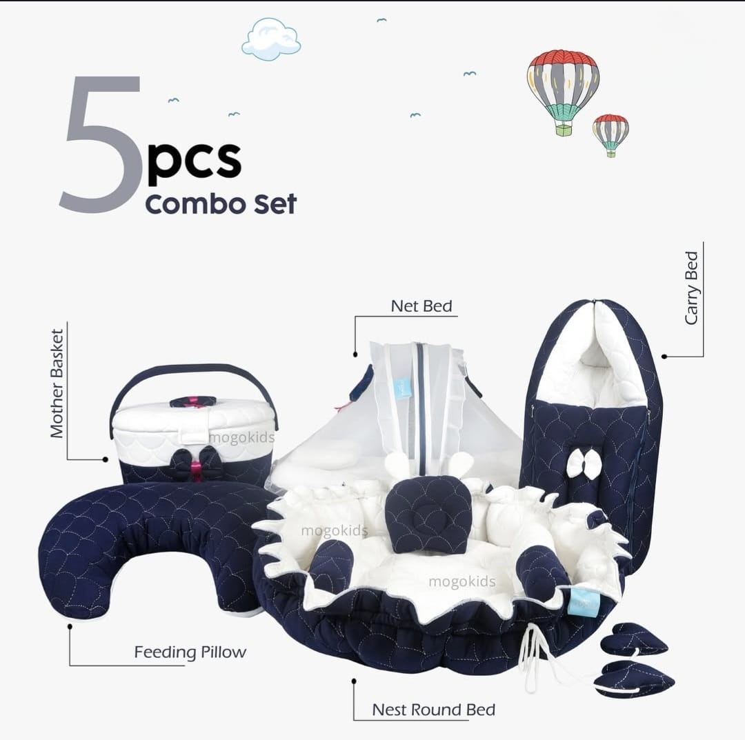 Baby Bedding Set Premium Cozy 5 Pc Combo