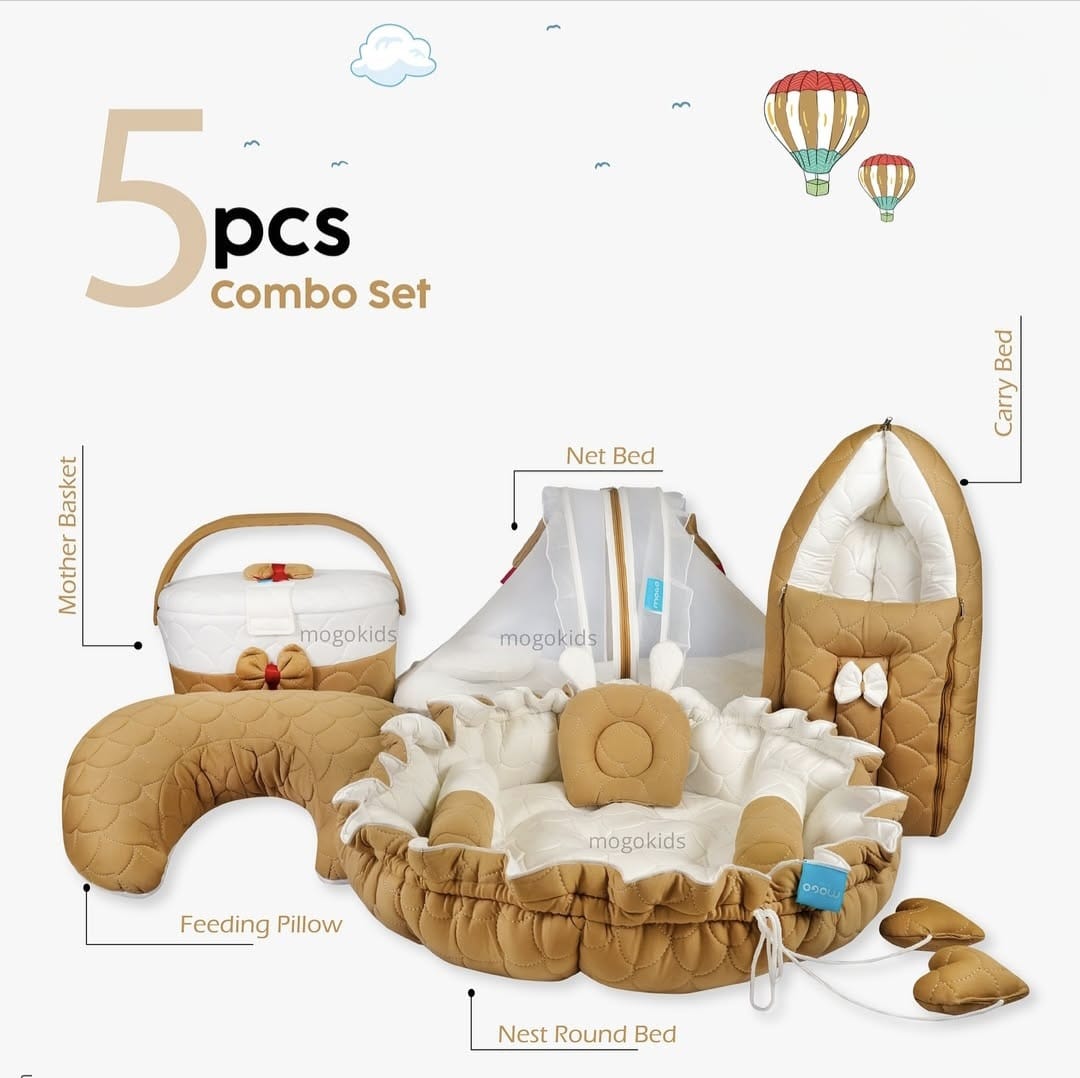 Baby Bedding Set Premium Cozy 5 Pc Combo